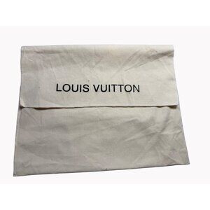 Louis Vuitton Dust Bag Envelope Flap Style 13” x 10” Authentic Beige